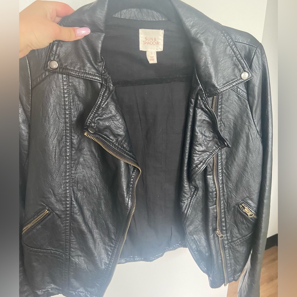 Nordstrom Black Leather Jacket